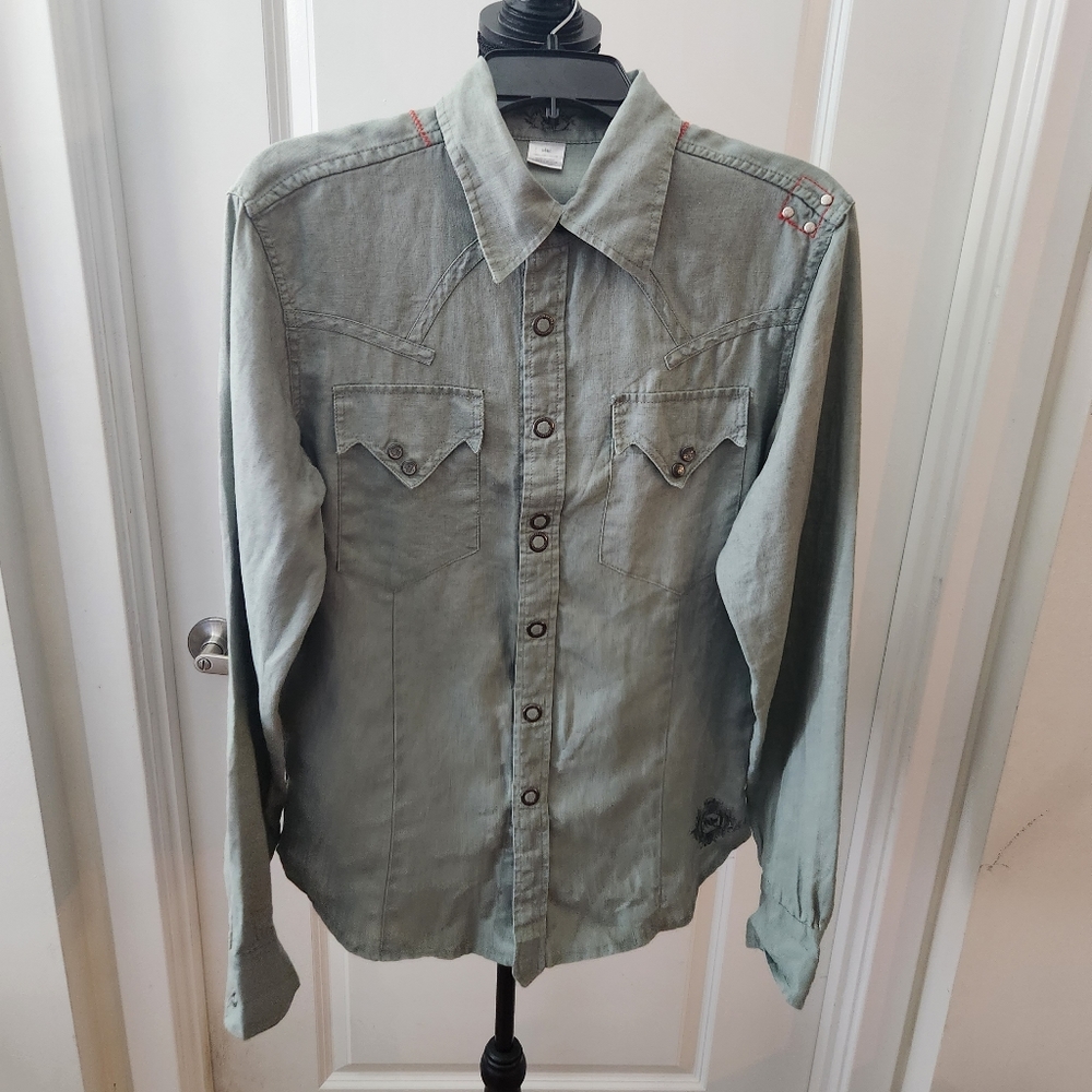 Parasuco Snap buttons shirt. Sz M. New without tags
